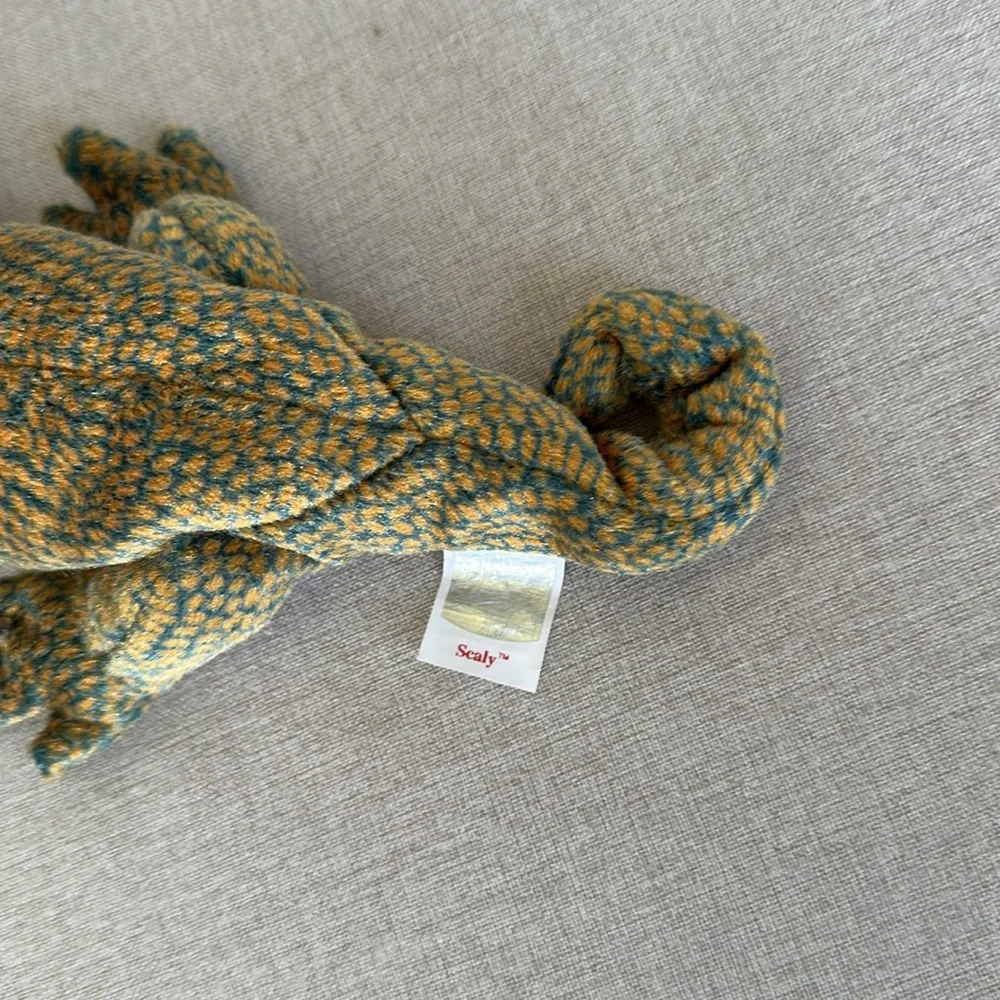 Ty Original Beanie Baby Scaly the Lizard 1999 Plush